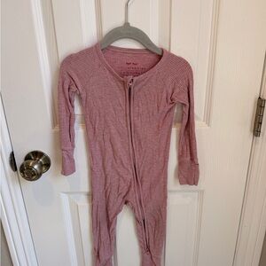 Little Sleepies Mauve Kids One Piece Footie